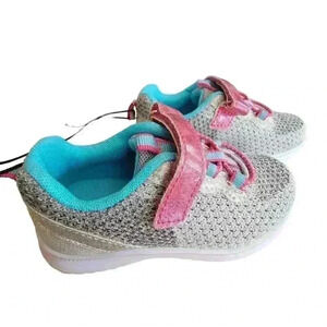 RUNSIDE Toddler Size 7 Girls Athletic Sparkle Sneaker, Lightweight/ New